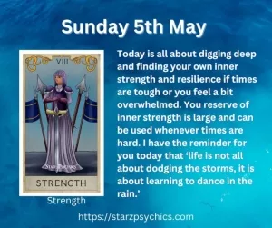 Daily Tarot Card Message brought to you by Starz Psychics